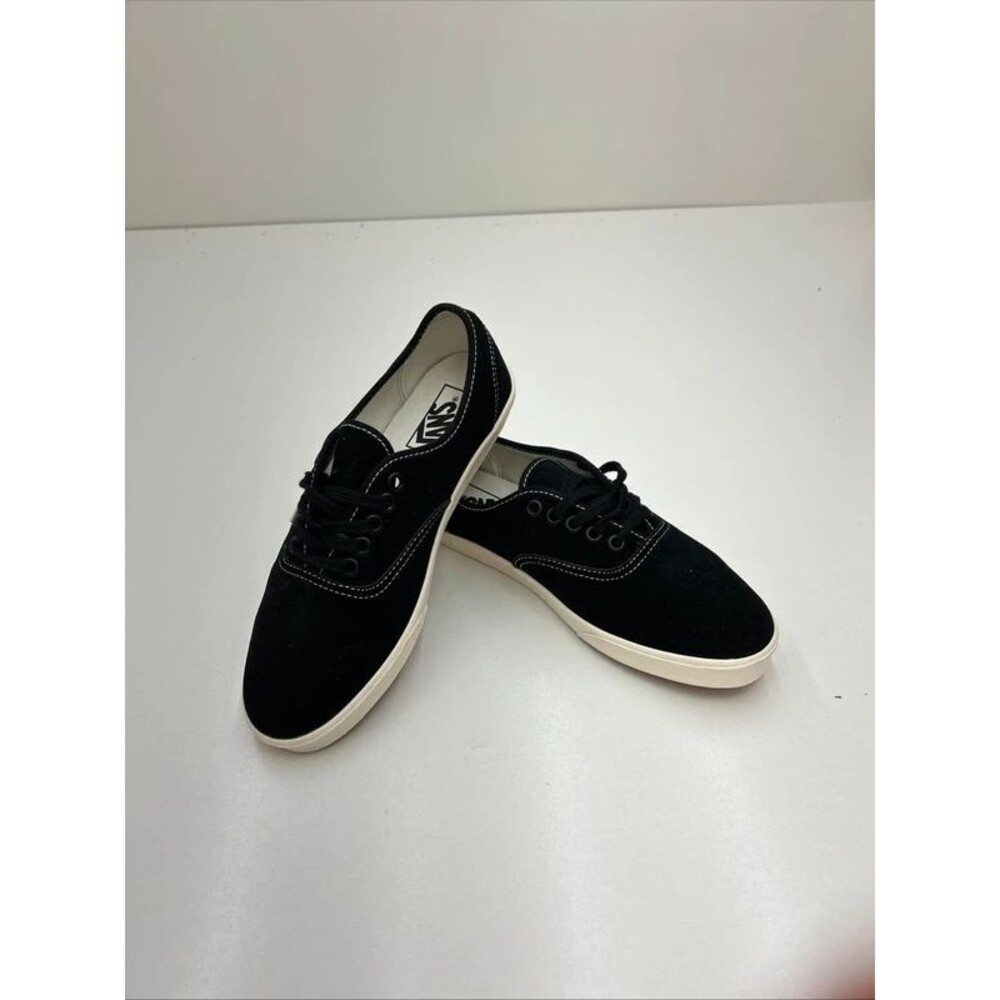 NEW Vans Authentic Low Pro Suede Black Low Top Shoe Sneaker Womens Size 8 NWOB